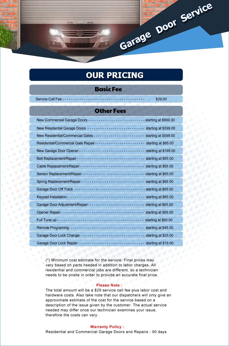 United Garage Door Oceanside, CA 442-255-5001